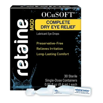 OCuSOFT Retaine MGD Complete Dry Eye Relief Lubricant Eye Drops (Box of 30)
