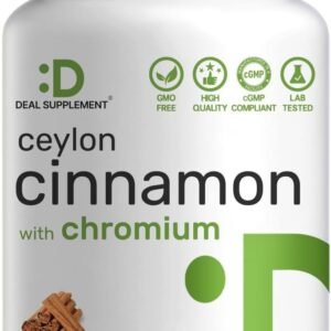 Ceylon Cinnamon with Chromium 1000mcg, 240 Capsules