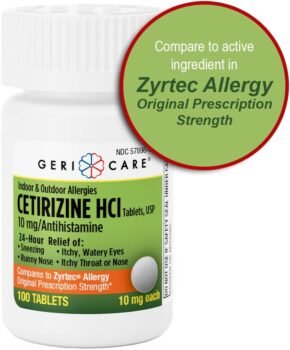 Allergy Relief Geri-Care 10 mg Strength Tablet 72 per Bottle (Case of 72 Bottles) How to Choose the Right Allergy Relief Medication for You