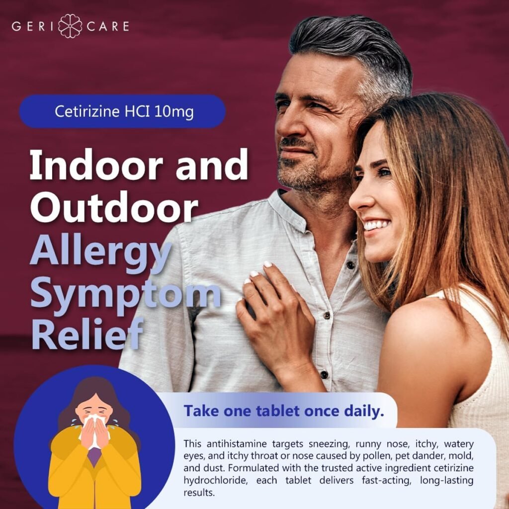 Allergy Relief Geri-Care 10 mg Strength Tablet 72 per Bottle (Case of 72 Bottles)