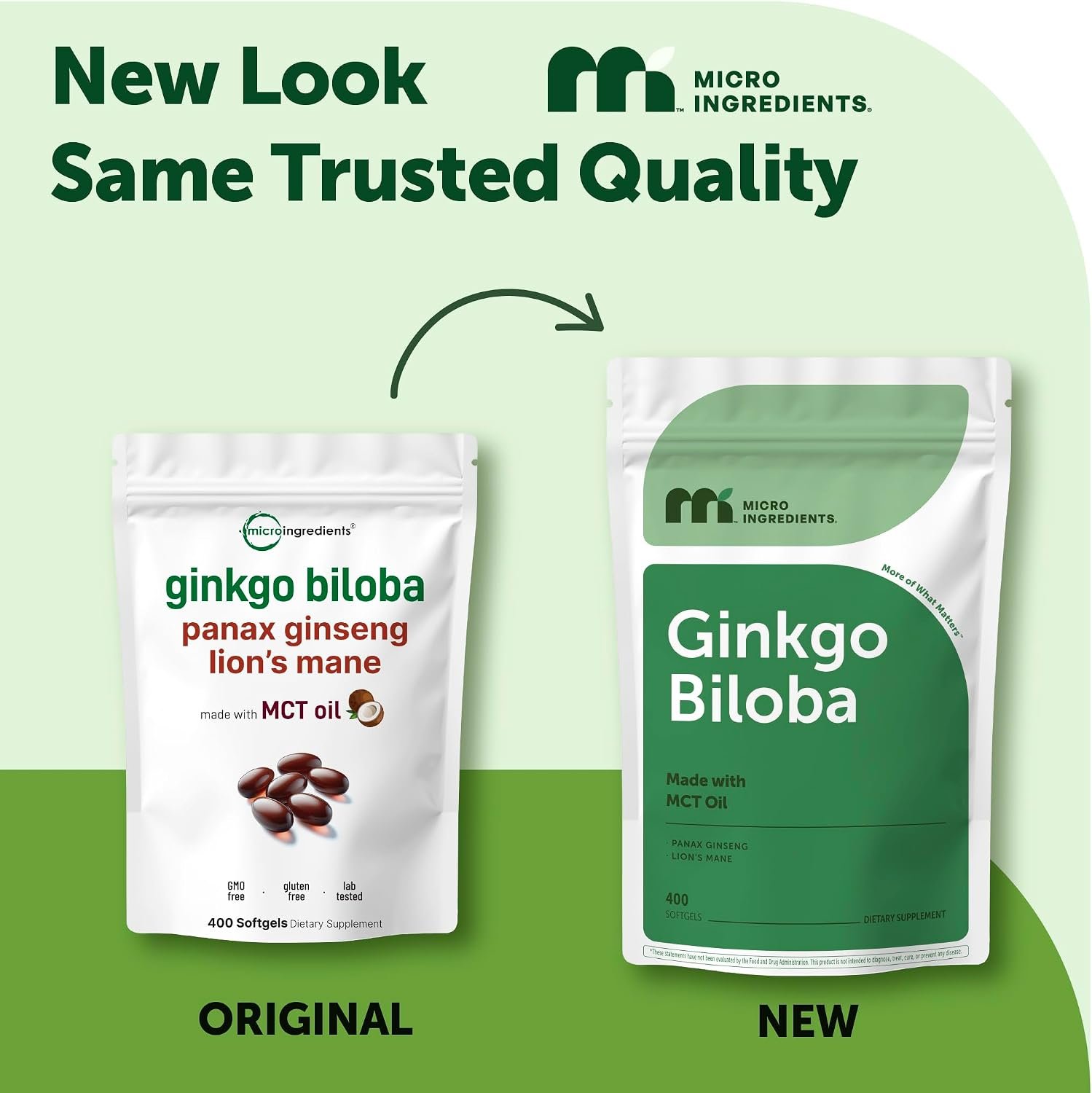 Ginkgo Biloba 120 mg Per Serving, 400 Softgels - Image 4