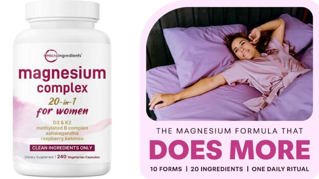 Micro Ingredients Magnesium Complex for Women, 240 Veggie Capsules