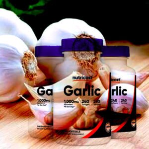 Nutricost Garlic 1000mg, 240 Softgels, Odorless, Gluten Free