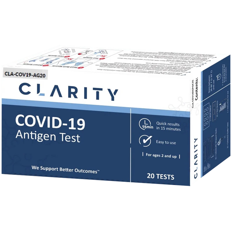 Clarity COVID-19 Antigen Rapid Test (20/Box)