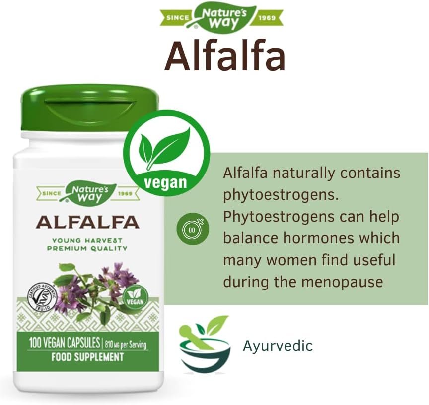 Nature's Way Alfalfa Leaves - 100 Capsules