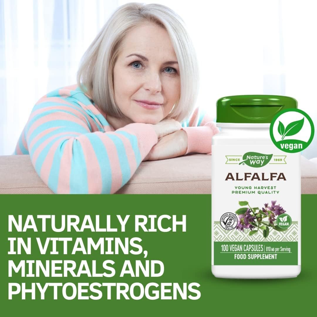 Nature's Way Alfalfa Leaves - 100 Capsules
