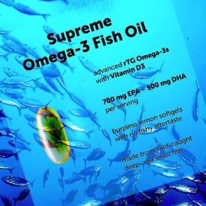 Supreme Omega-3 Fish Oil w/Ultra High EPA & DHA