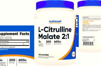Nutricost L-Citrulline Malate (2:1) Powder (600 Grams)