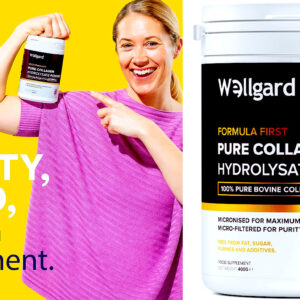 Wellgard Pure Collagen Powder 400g, Collagen Peptides, Halal, Unflavoured